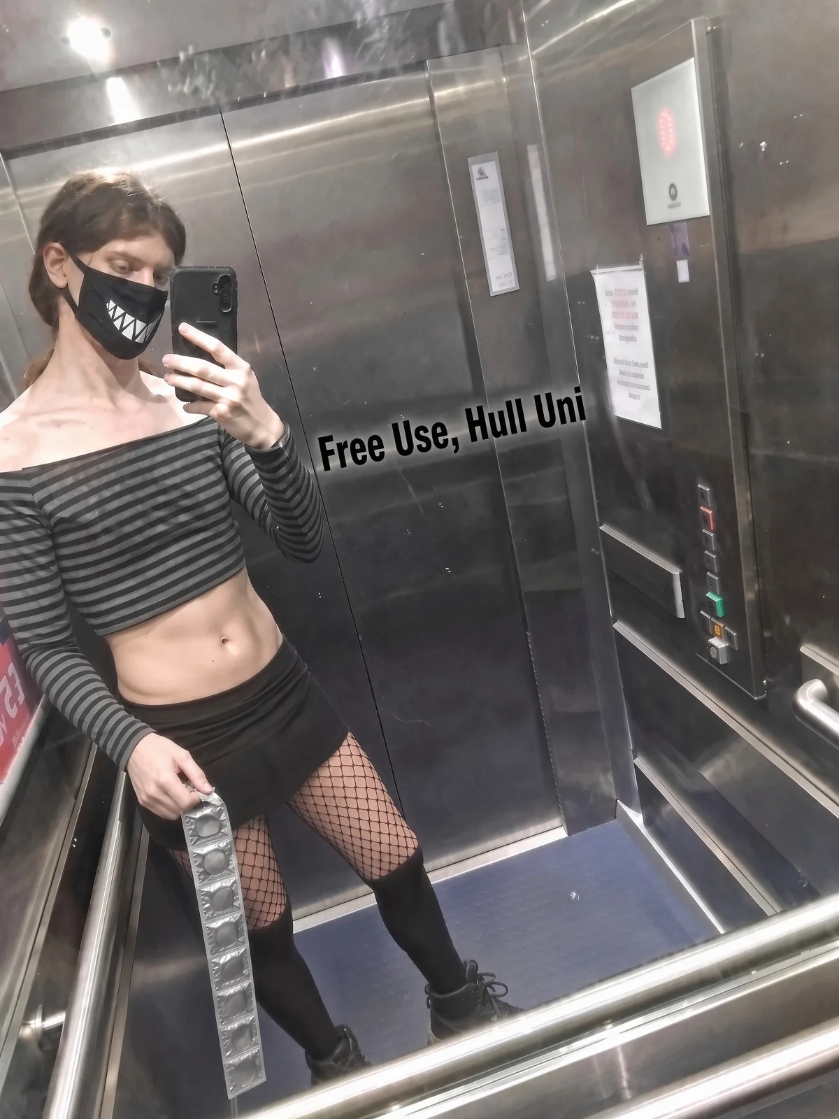 AI edit of an Instagram sissy whore