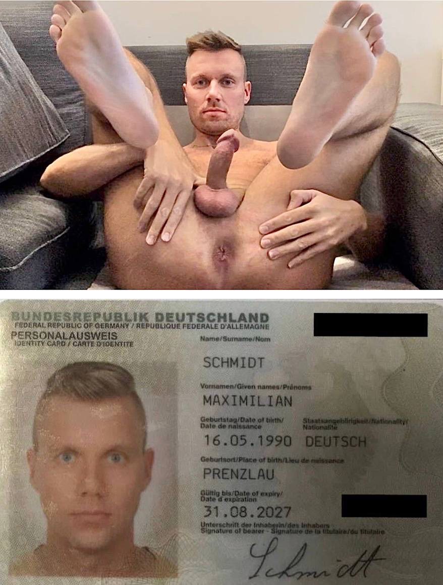 Exposed German fag