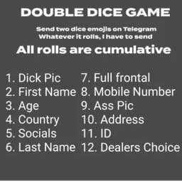 Dice game - Tg Tentacle_Fox