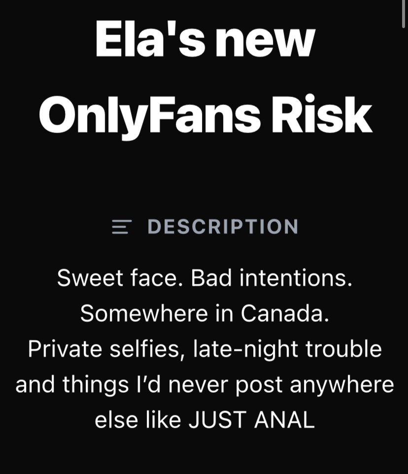 Ela risk caught