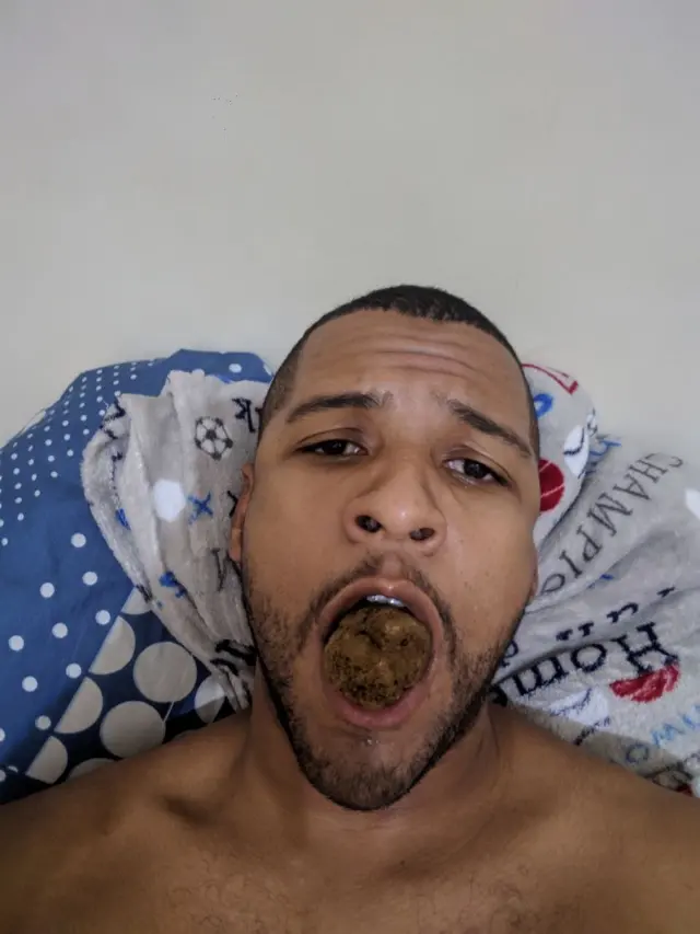 Brazilian faggot shit-eater