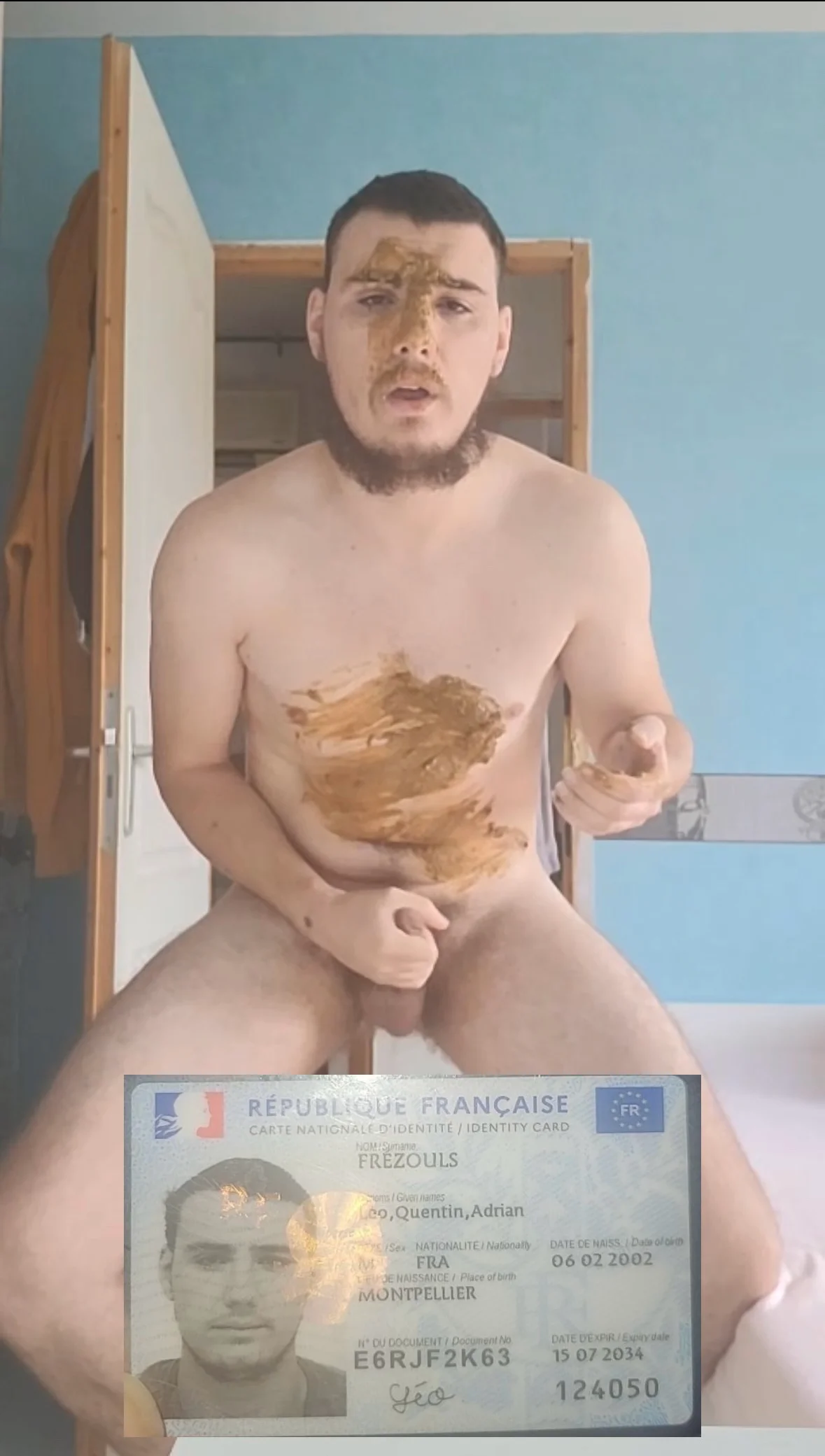 French Teen Scat Fag Exposed